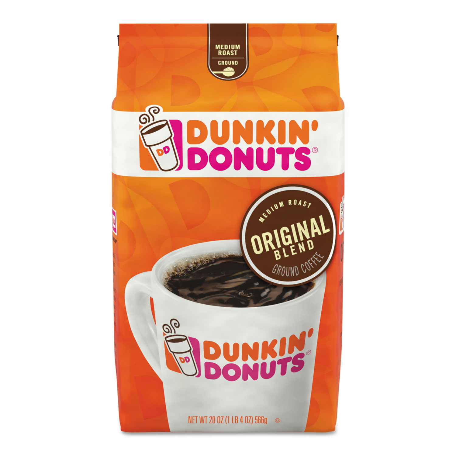  Dunkin Donuts SMU00678 Original Blend Coffee, Dunkin Original, 20 oz (FOL00678) 