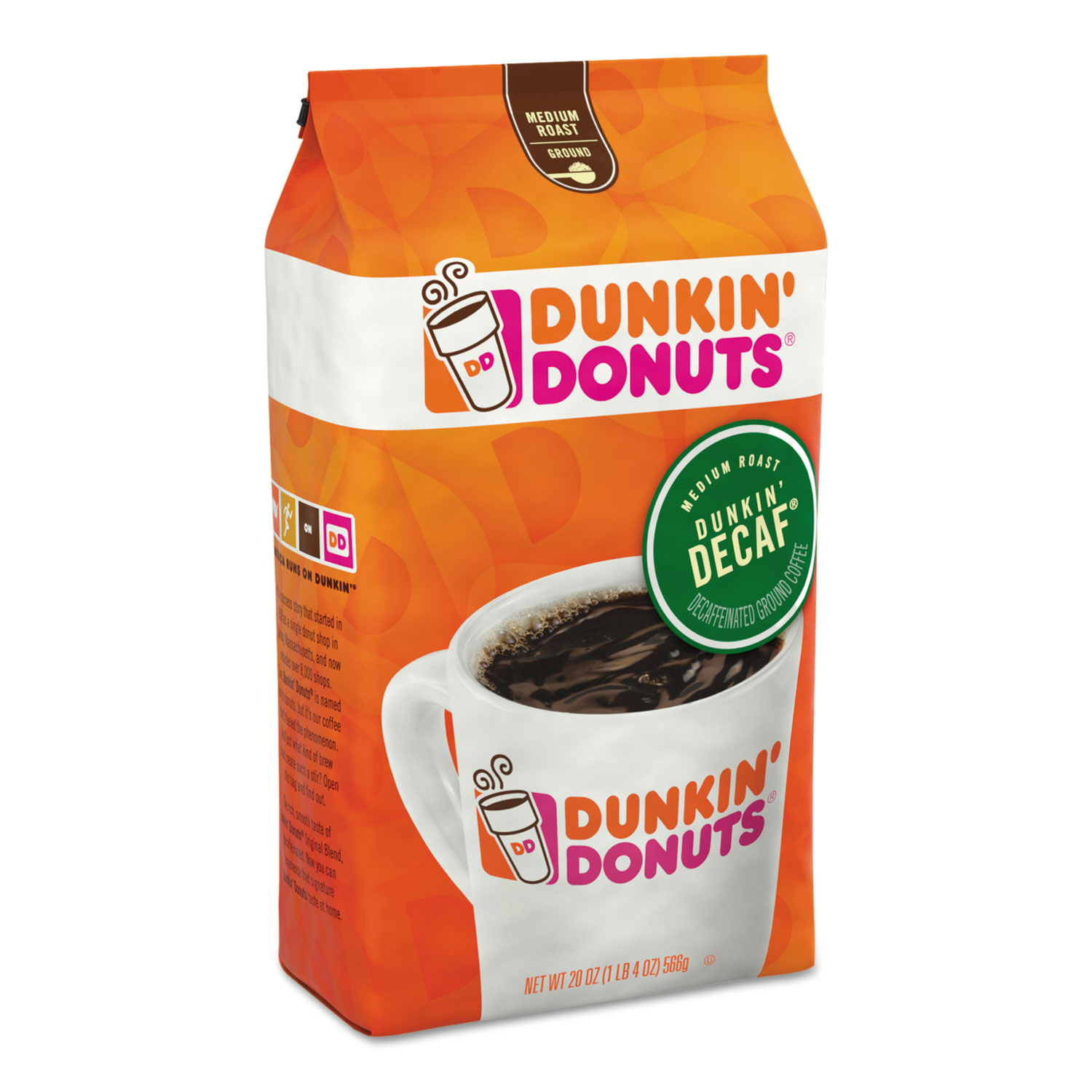 Original Blend Coffee, Dunkin Decaf, 20.8 oz