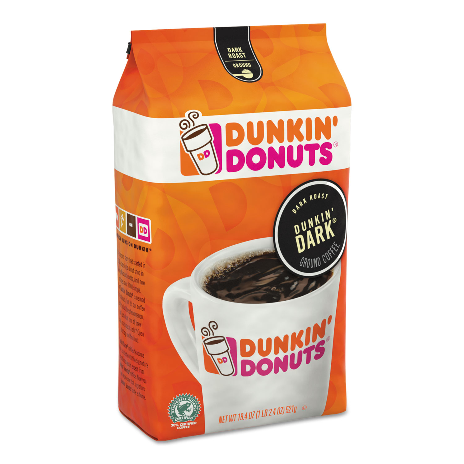Original Blend Coffee, Dunkin Dark Roast, 18.4 oz