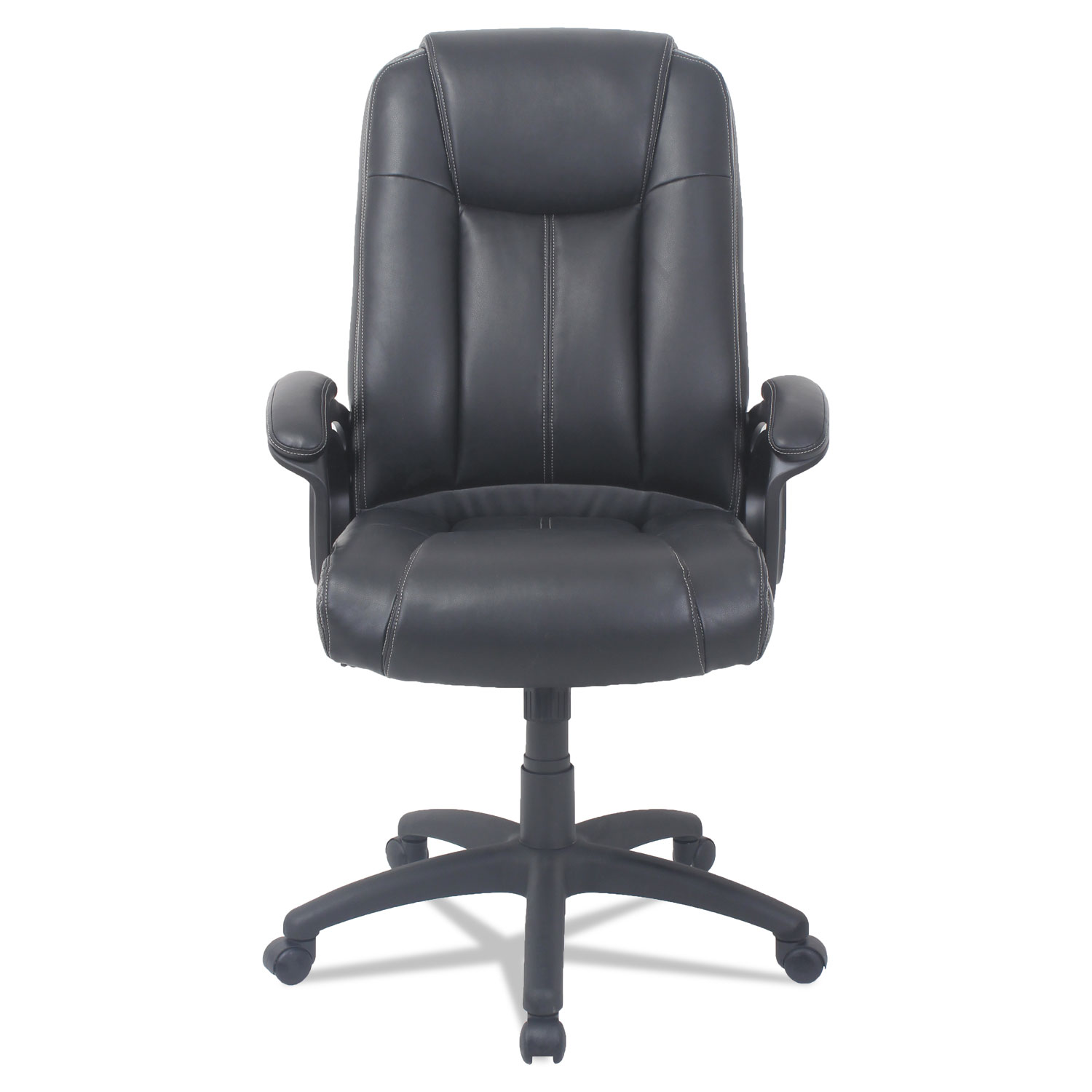 Alera CC Series Executive High-Back Leather Chair, Black