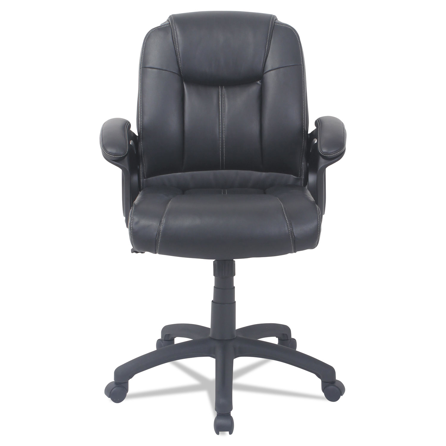 Alera CC Series Executive Mid-Back Leather Chair, Black