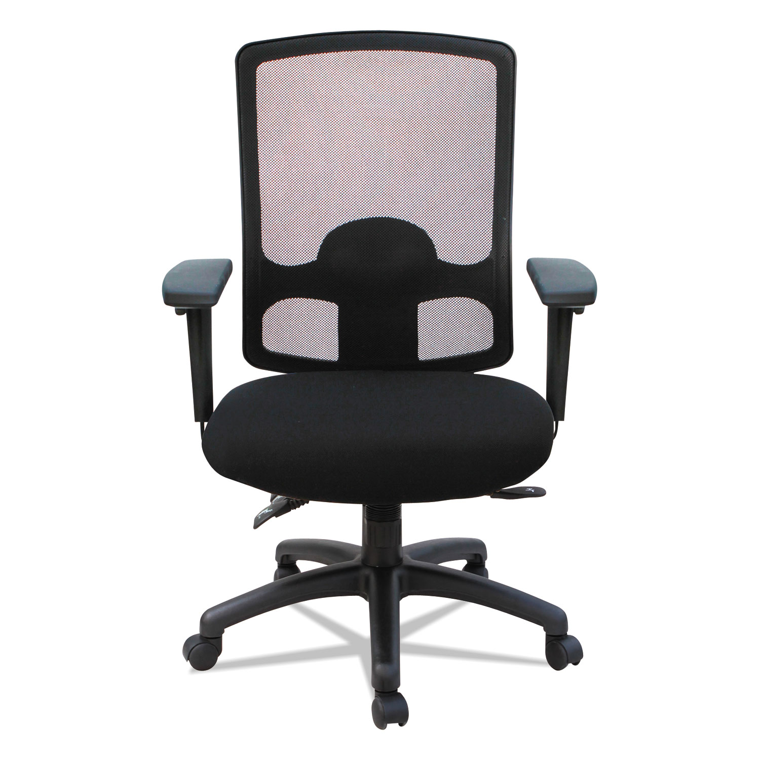 Etros Series High-Back Multifunction with Seat Slide Chair, Black