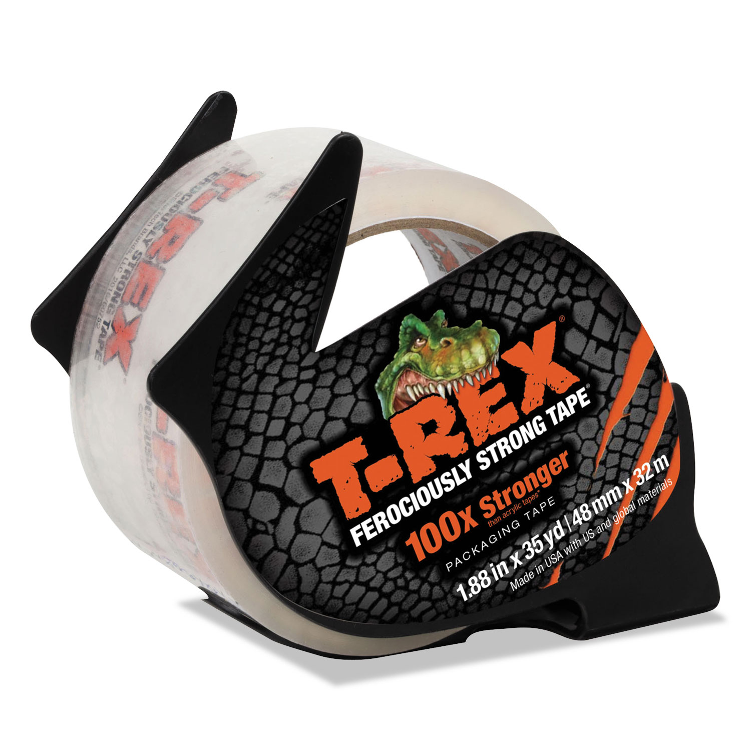  T-REX 284713 Packaging Tape, 1.88 Core, 1.88 x 35 yds, Crystal Clear (DUC284713) 