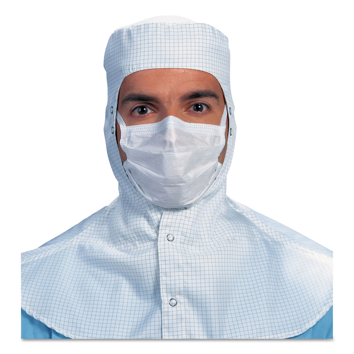 Pure M3 Sterile Face Mask with Soft Ties, Polyethylene, 7", 20/Box, 10 Boxes/Carton