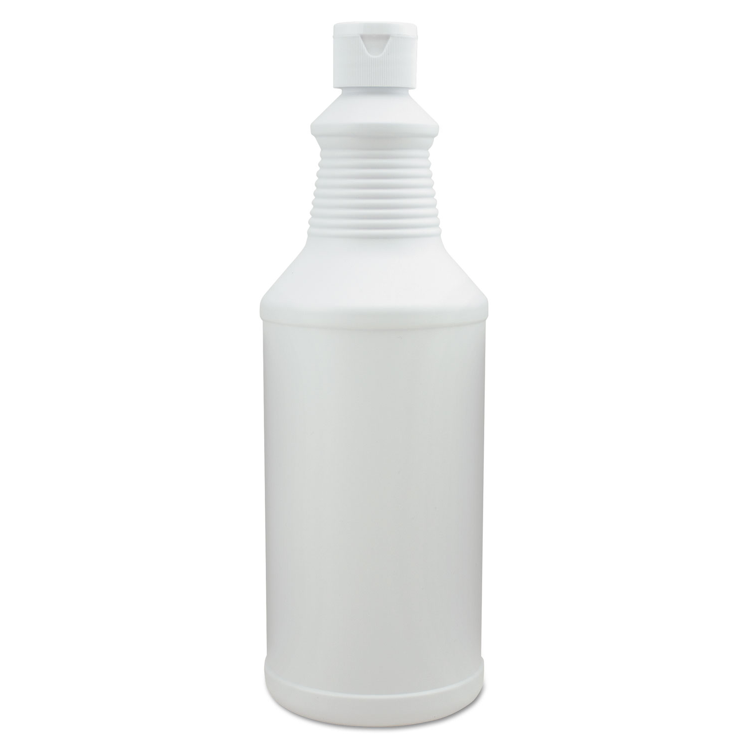 Shockwave Cap Empty Bottle, 32 oz, Clear, 12/Carton