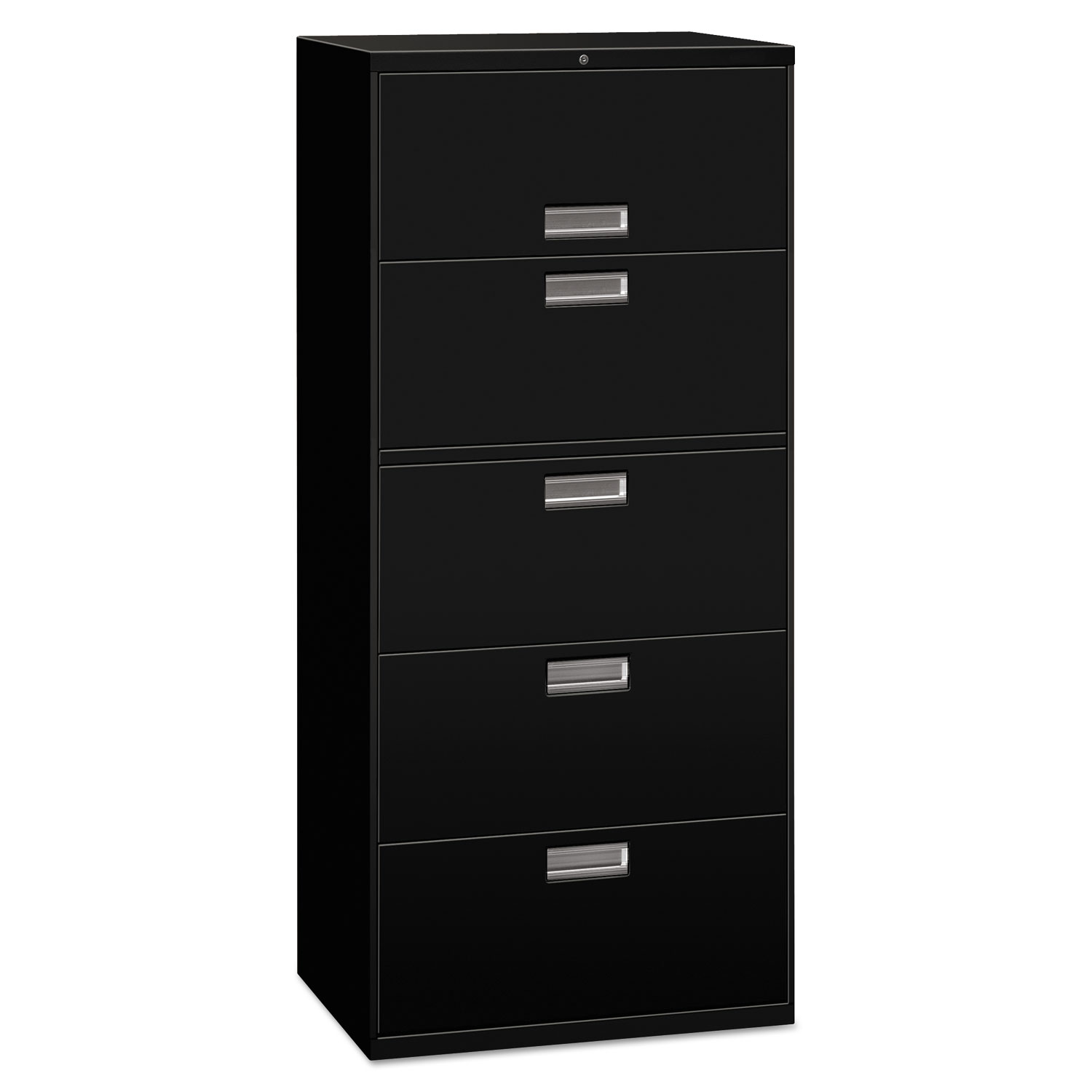 Lateral File, 3 Drawer, 30w x 19.25d x 40.88h, Black