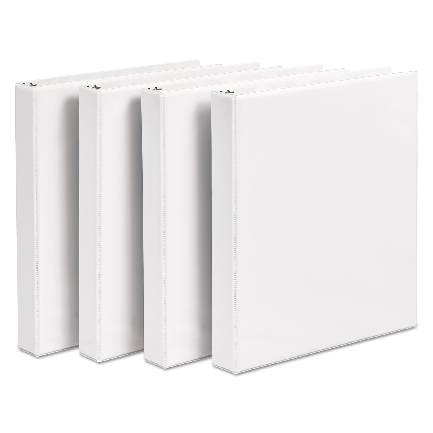 Durable View Binder with DuraHinge and Slant Rings, 1, White, 4/Pack