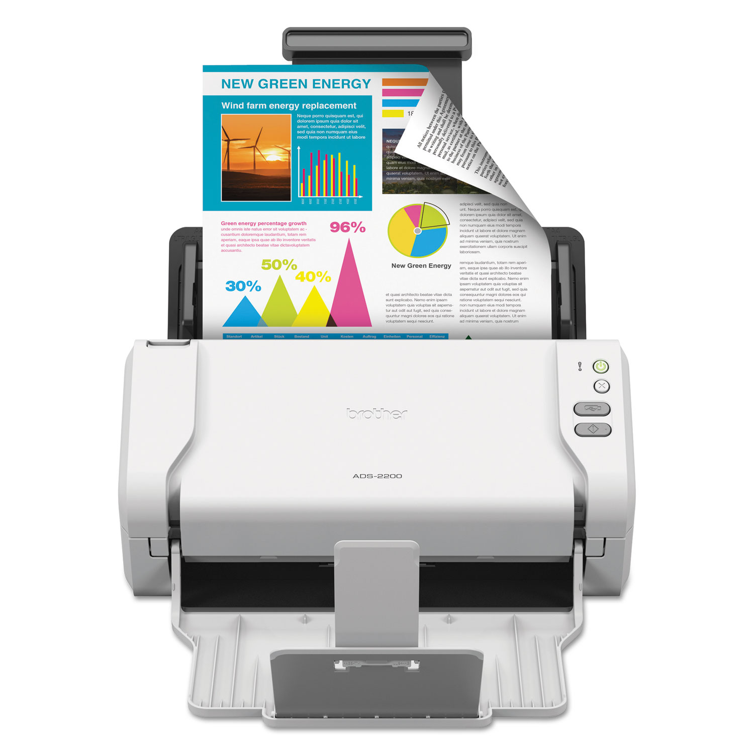  Brother ADS2200 ADS2200 High-Speed Desktop Color Scanner with Duplex Scanning (BRTADS2200) 