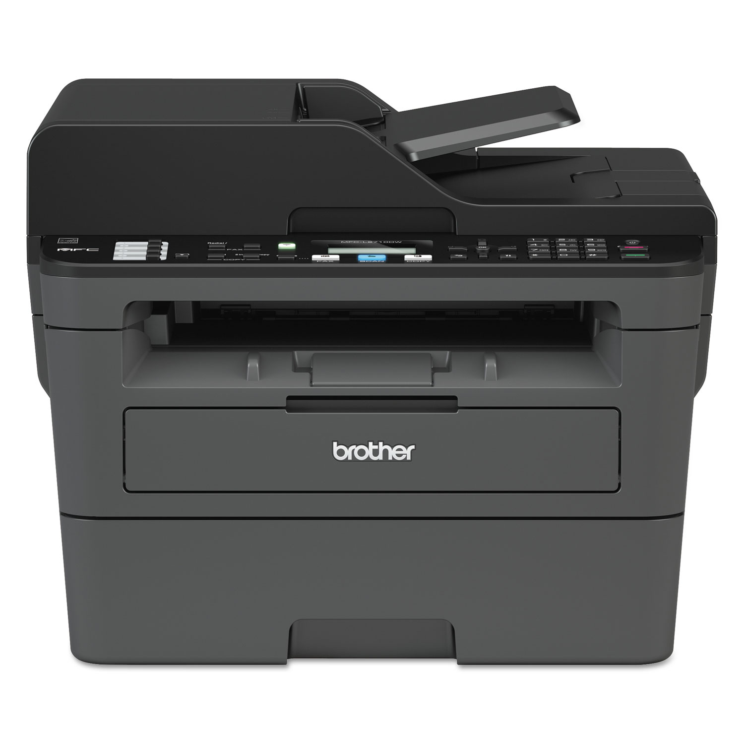  Brother MFCL2710DW MFCL2710DW Monochrome Compact Laser All-in-One Printer with Duplex Printing and Wireless Networking (BRTMFCL2710DW) 