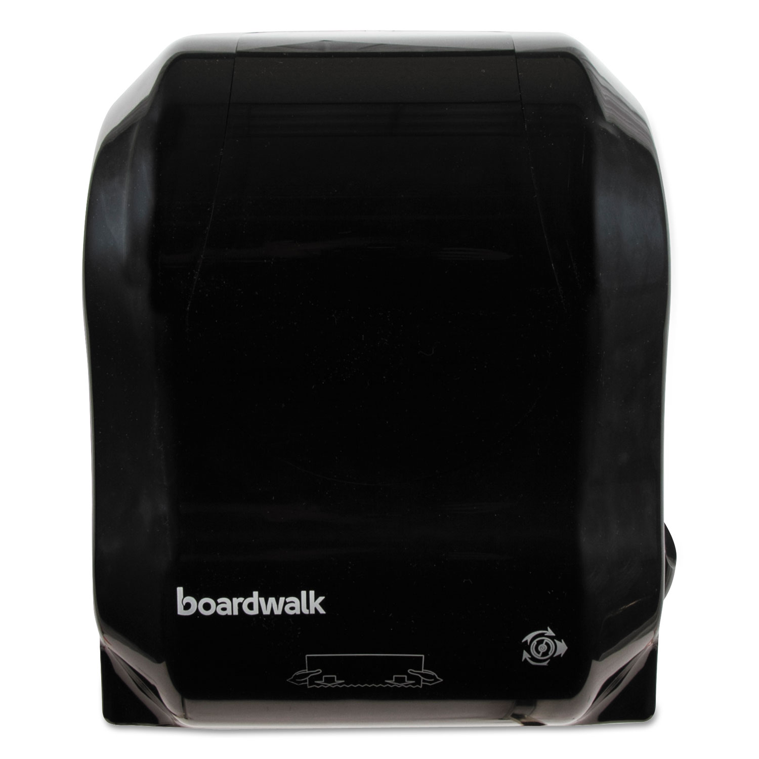  Boardwalk T7470BKBW Hands Free Mechanical Towel Dispenser, 13 1/4 x 16 1/4 x 10 1/4, Black (BWK1501) 