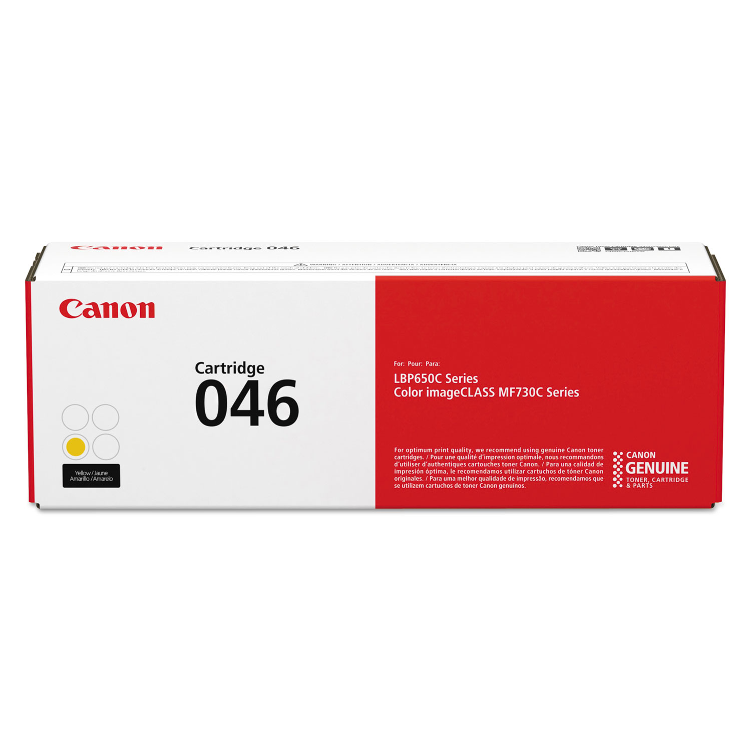  Canon 1247C001 1247C001 (046) Toner, 2300 Page-Yield, Yellow (CNM1247C001) 