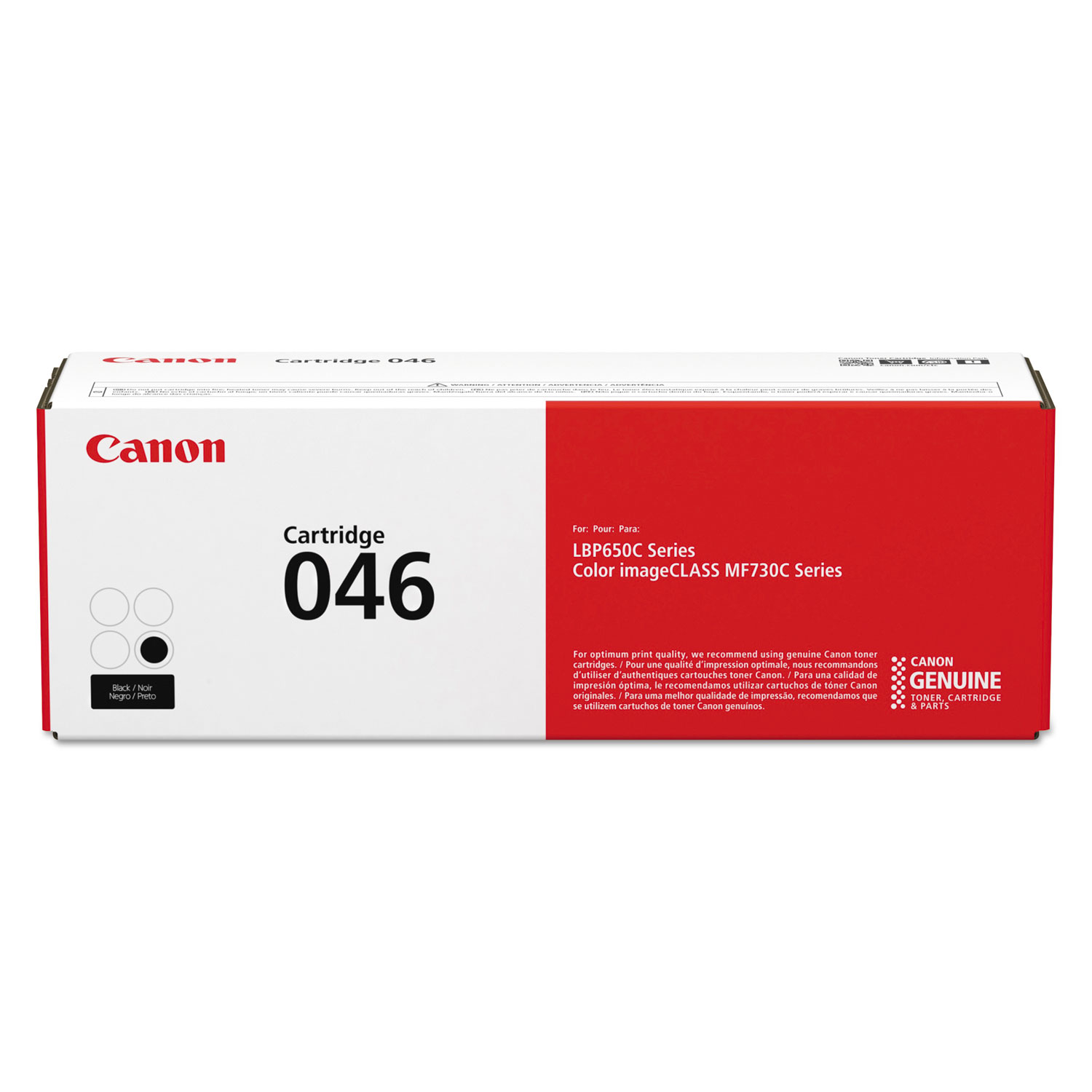  Canon 1250C001 1250C001 (046) Toner, 2200 Page-Yield, Black (CNM1250C001) 