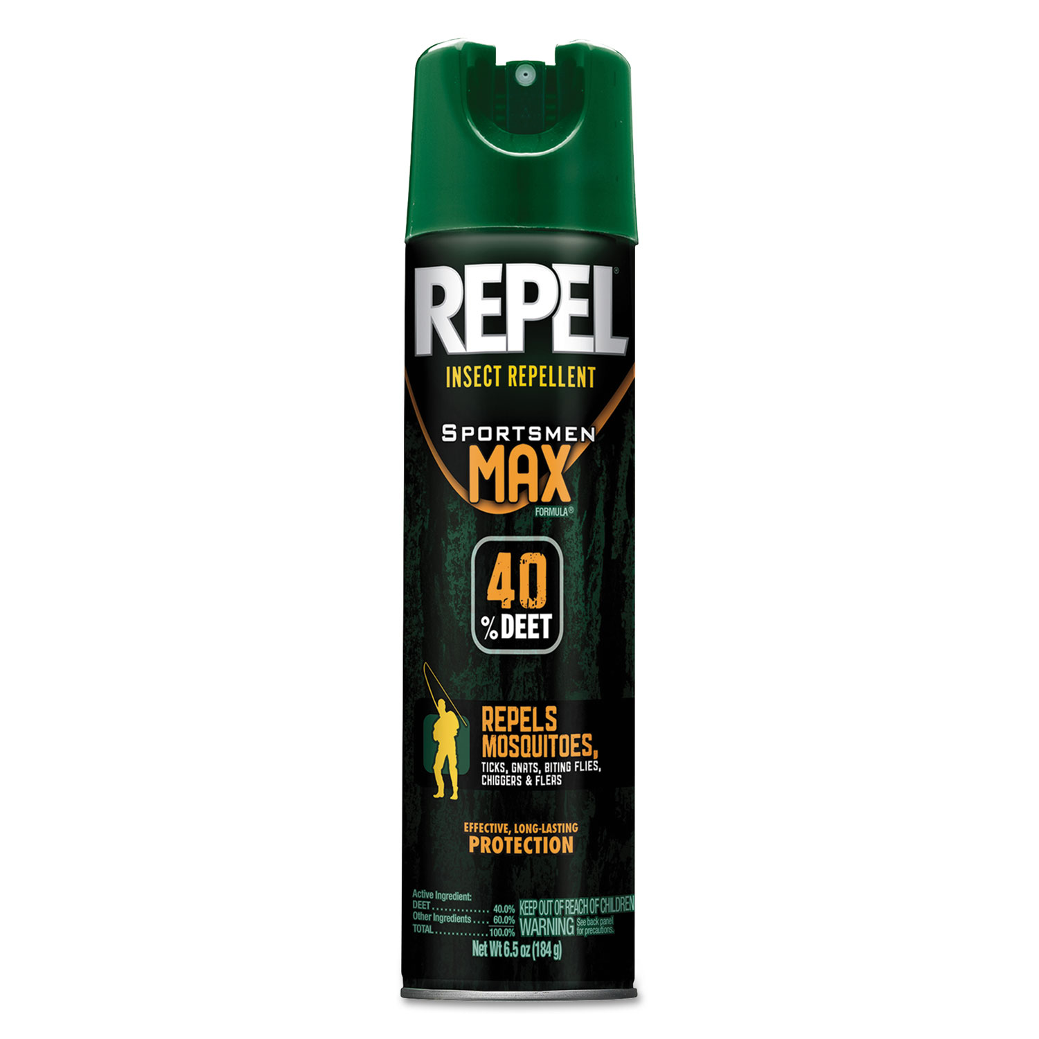  Diversey CB003384 Repel Insect Repellent Sportsmen Max Formula, 6.5 oz Aerosol, Unscented, 12/CT (DVOCB003384) 