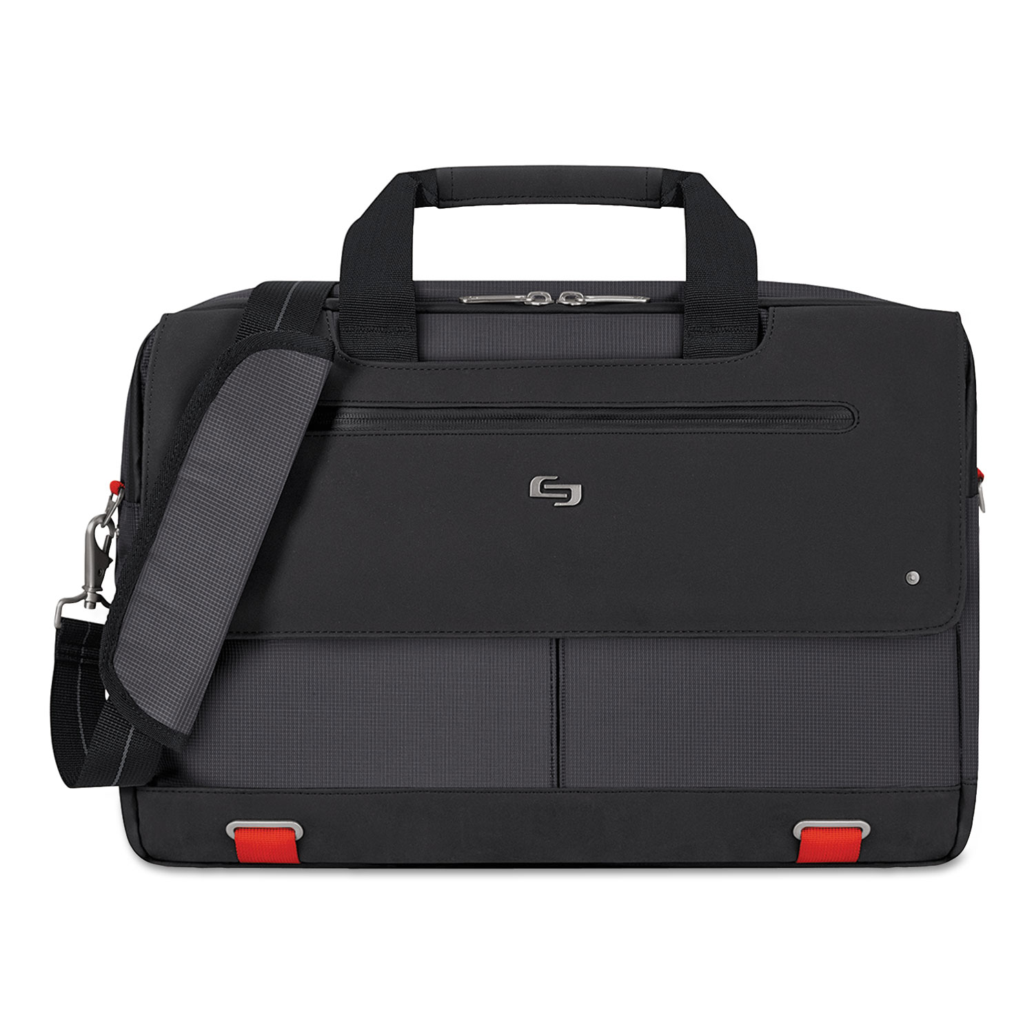  Solo PRO300-4 Mission Briefcase, 20 x 6 x 13, Polyester, Black (USLPRO3004) 