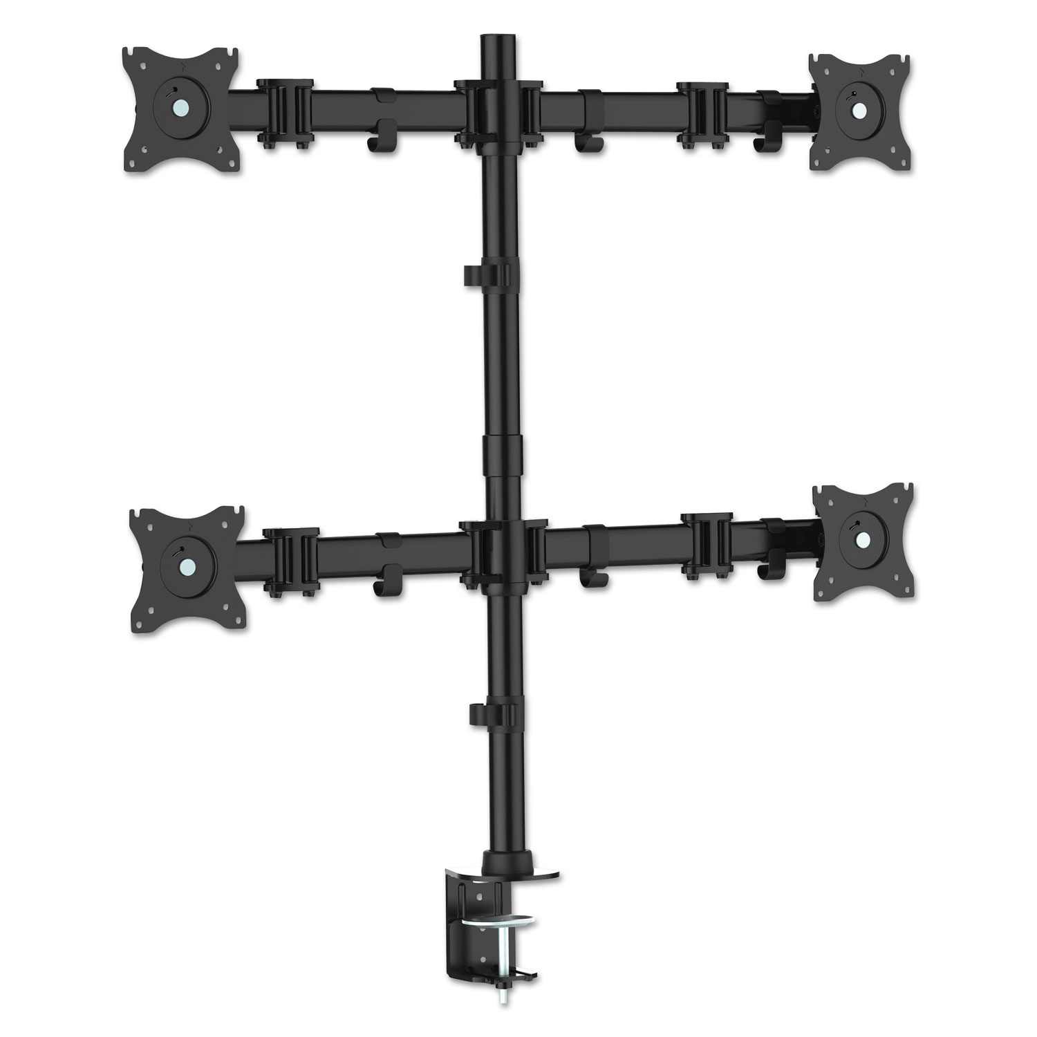 Articulating Multiple Monitor Arms for Four Monitors, Desk Mount