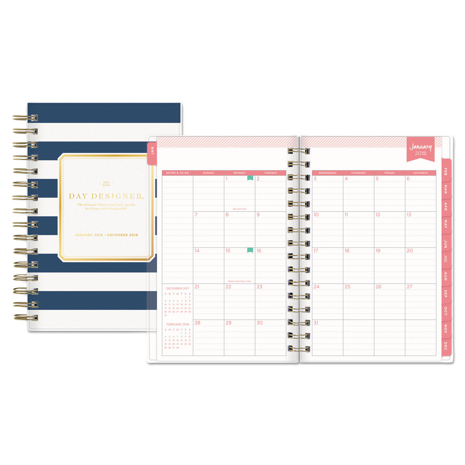 Day Designer Daily/Monthly Planner by Blue Sky™ BLS103623