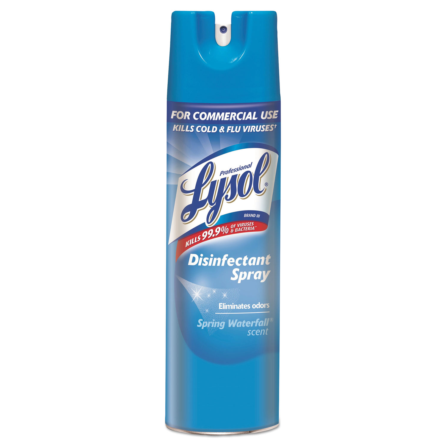  Professional LYSOL Brand 36241-76075 Disinfectant Spray, Spring Waterfall, 19 oz Aerosol, 12 Cans/Carton (RAC76075CT) 