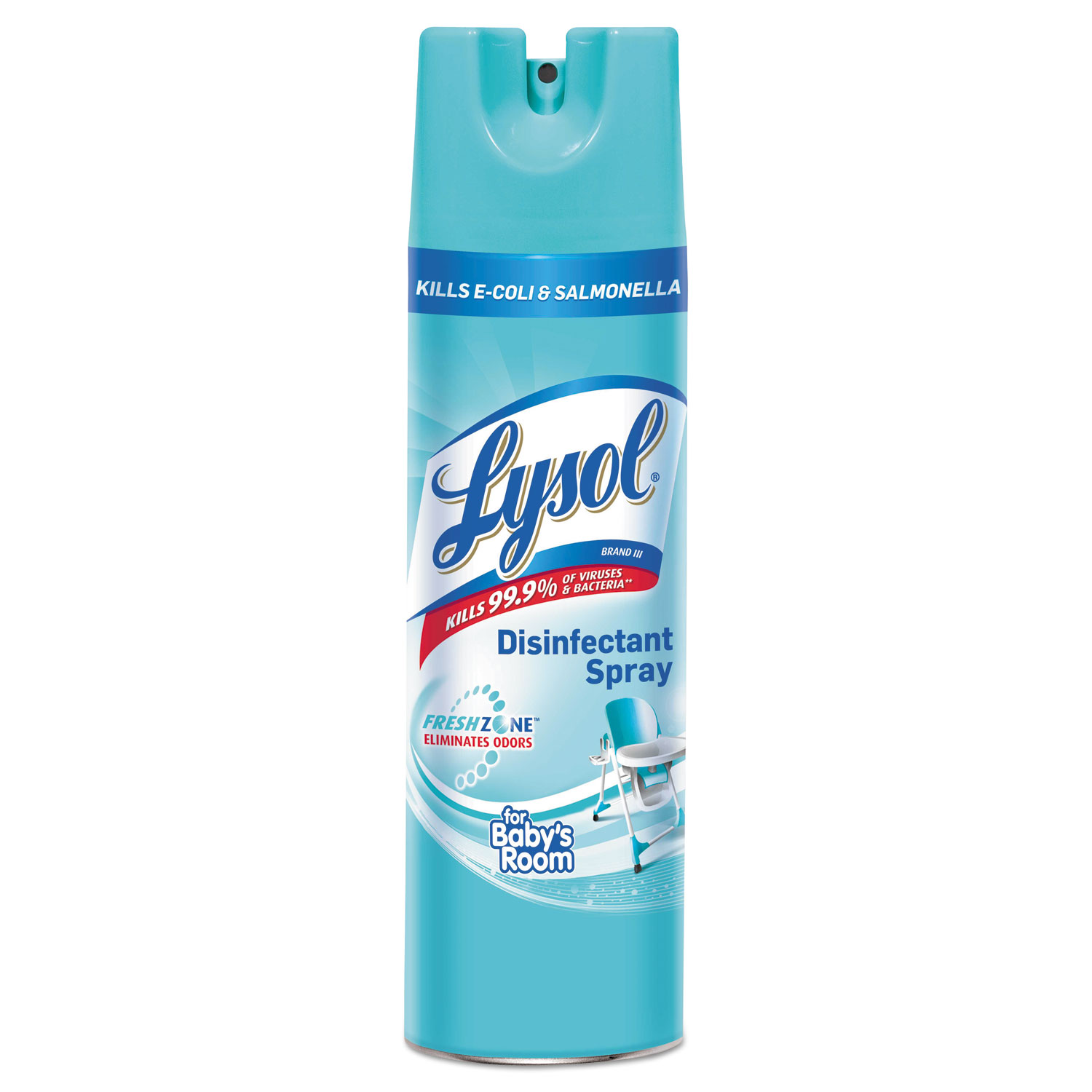 Disinfectant Spray, Babys Room, 19 oz Aerosol Can, 12/Carton
