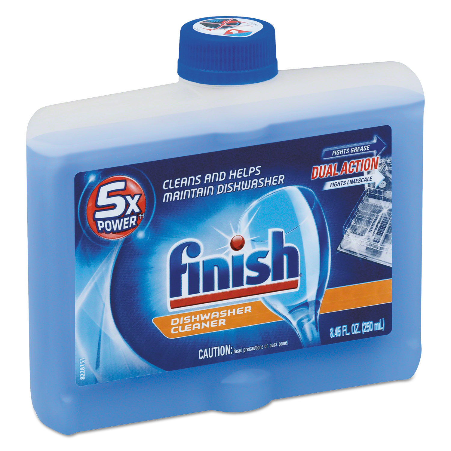 Dishwasher Cleaner, Fresh, 8.45 oz Bottle, 6/Carton