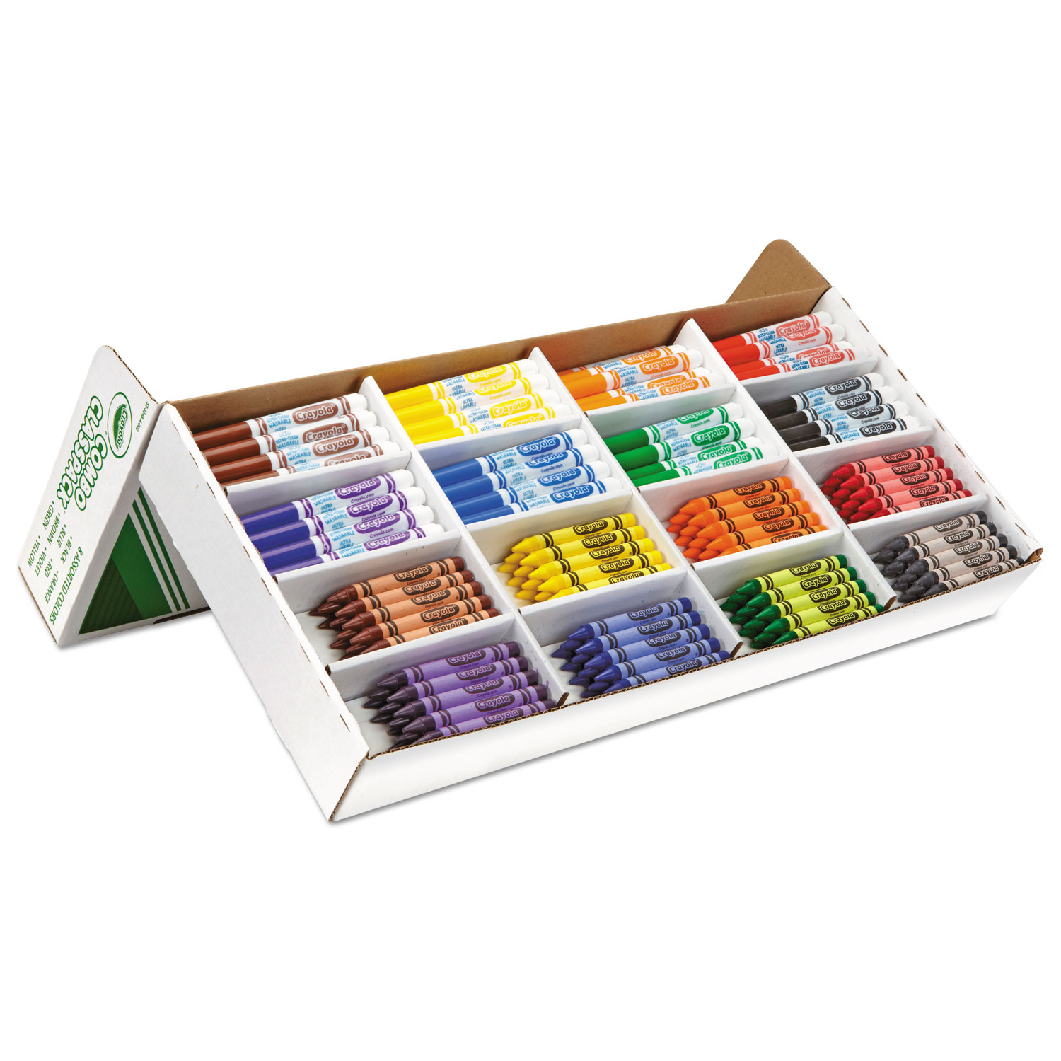 Classic Color Crayons, Tuck Box, 8 Colors - Office Source 360