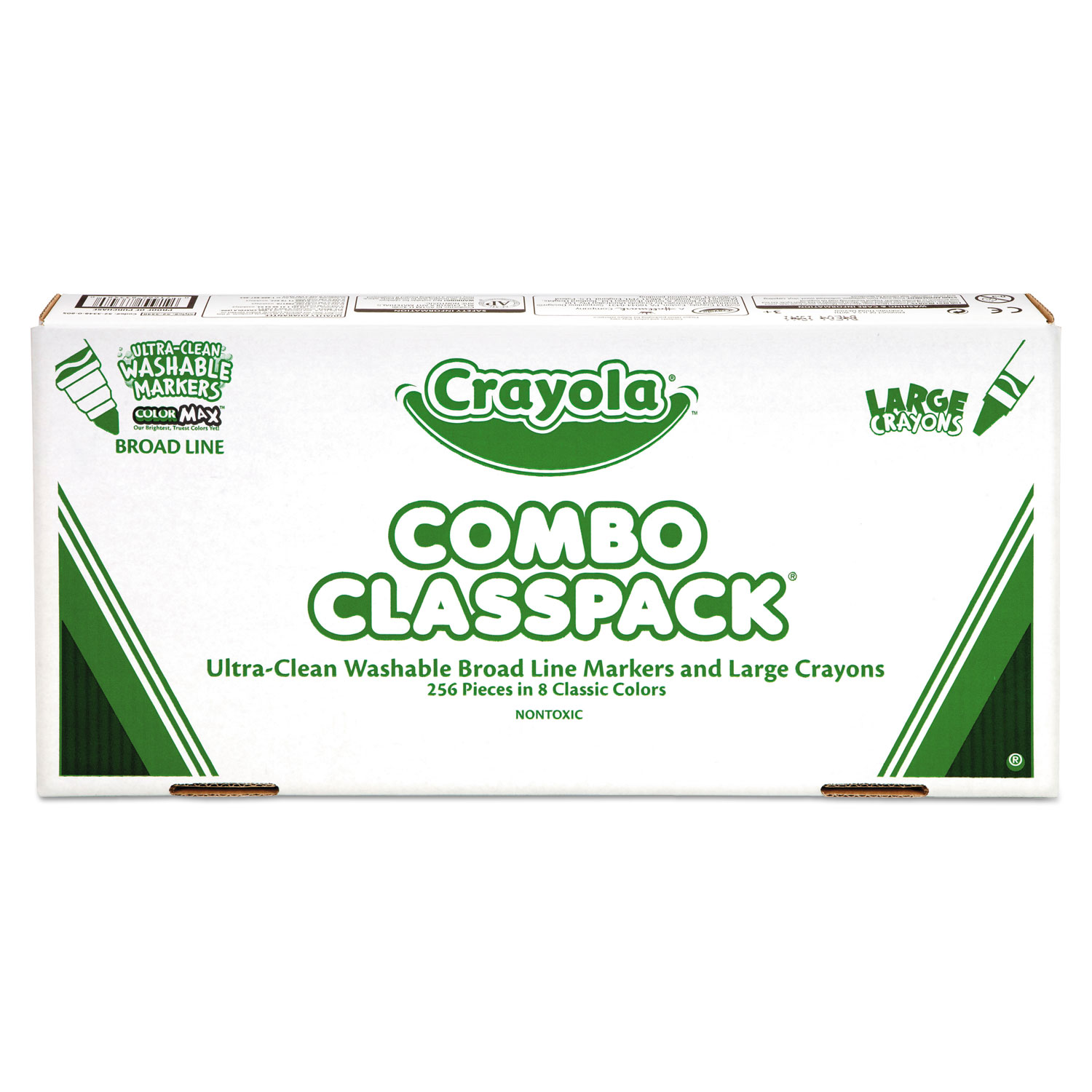 Crayola 24 Count Ultra-Clean Washable Markers ColorMAX Broadline