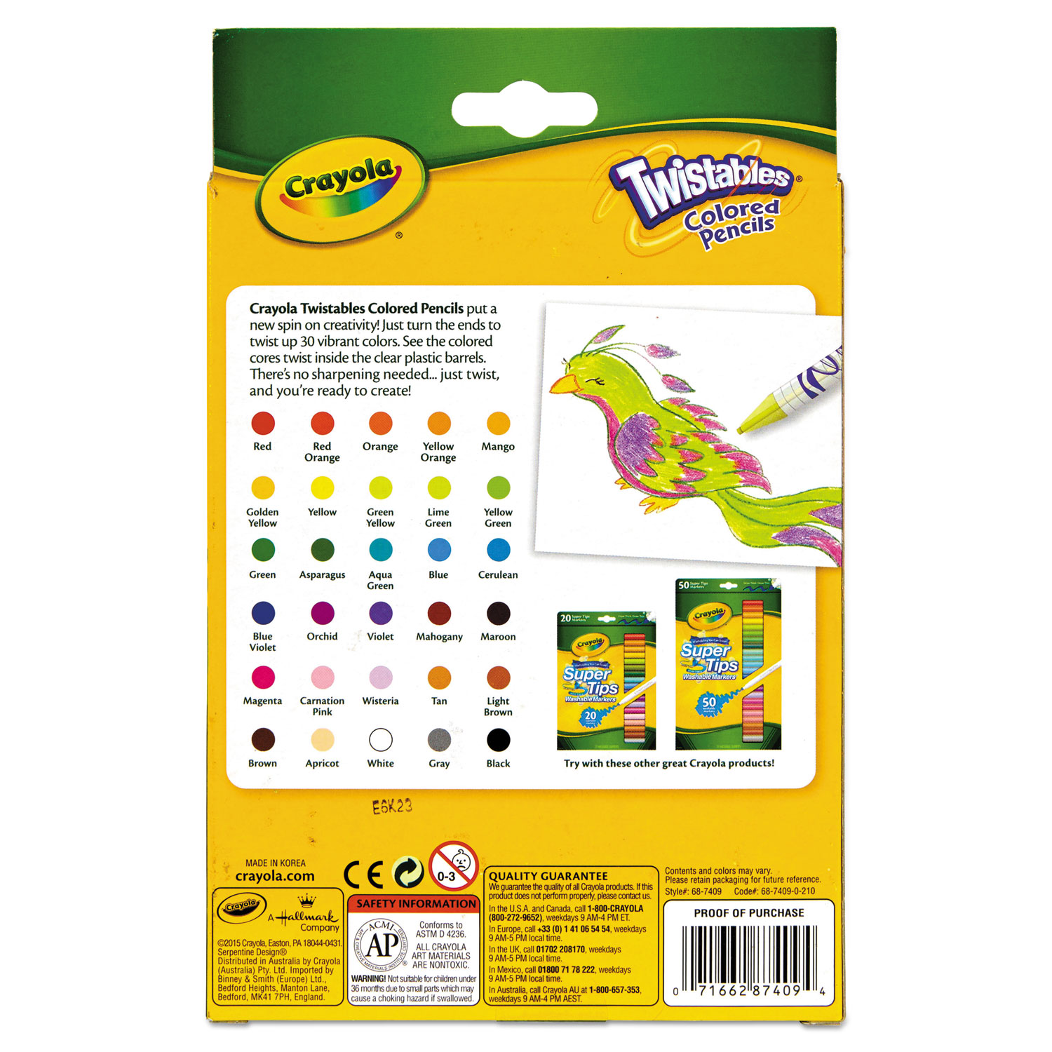 Crayola Erasable Colored Pencils Pack Of 36 3.3 mm Assorted Colors - Office  Depot