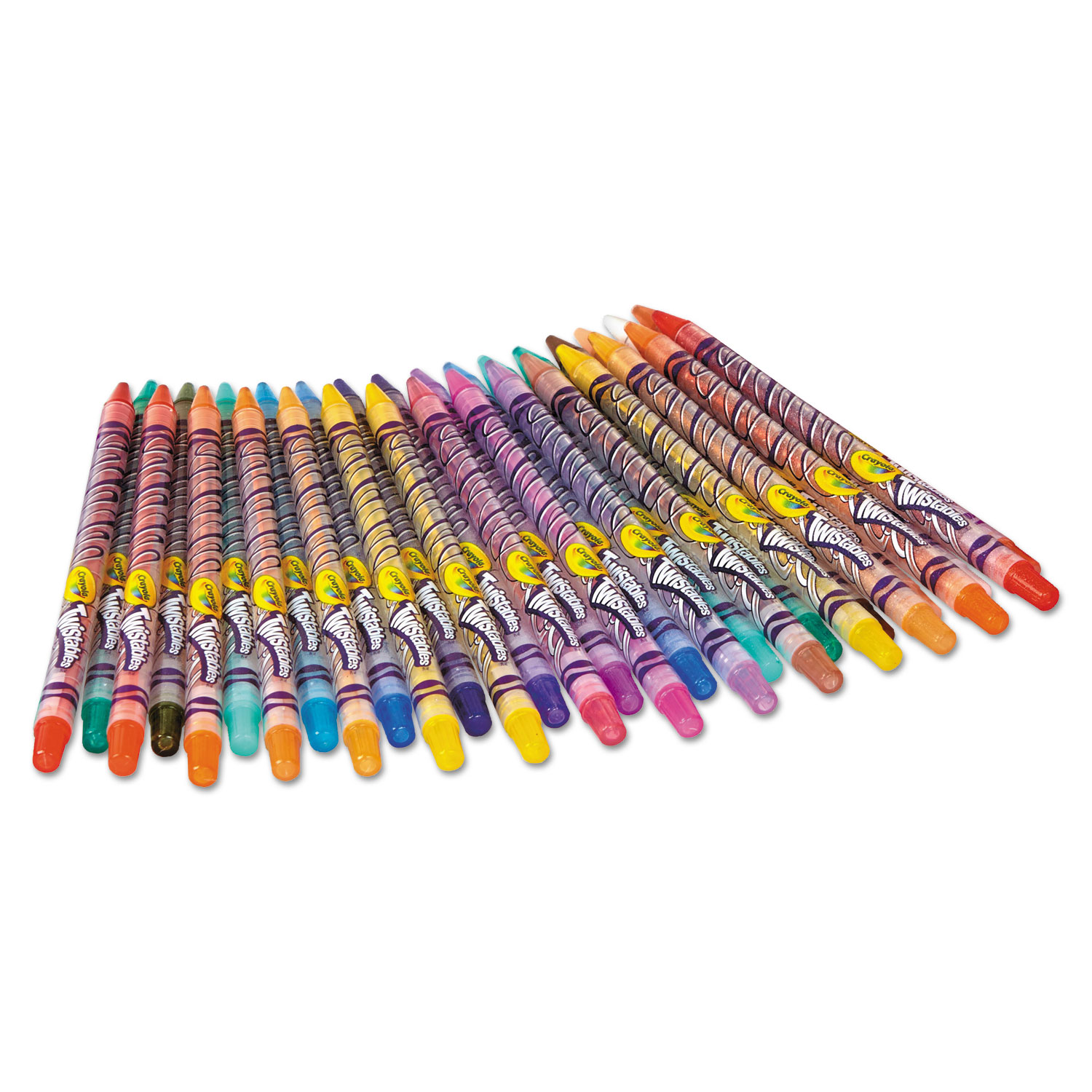 Twistables Mini Crayons, 24 Colors/pack | Bundle of 2 Packs