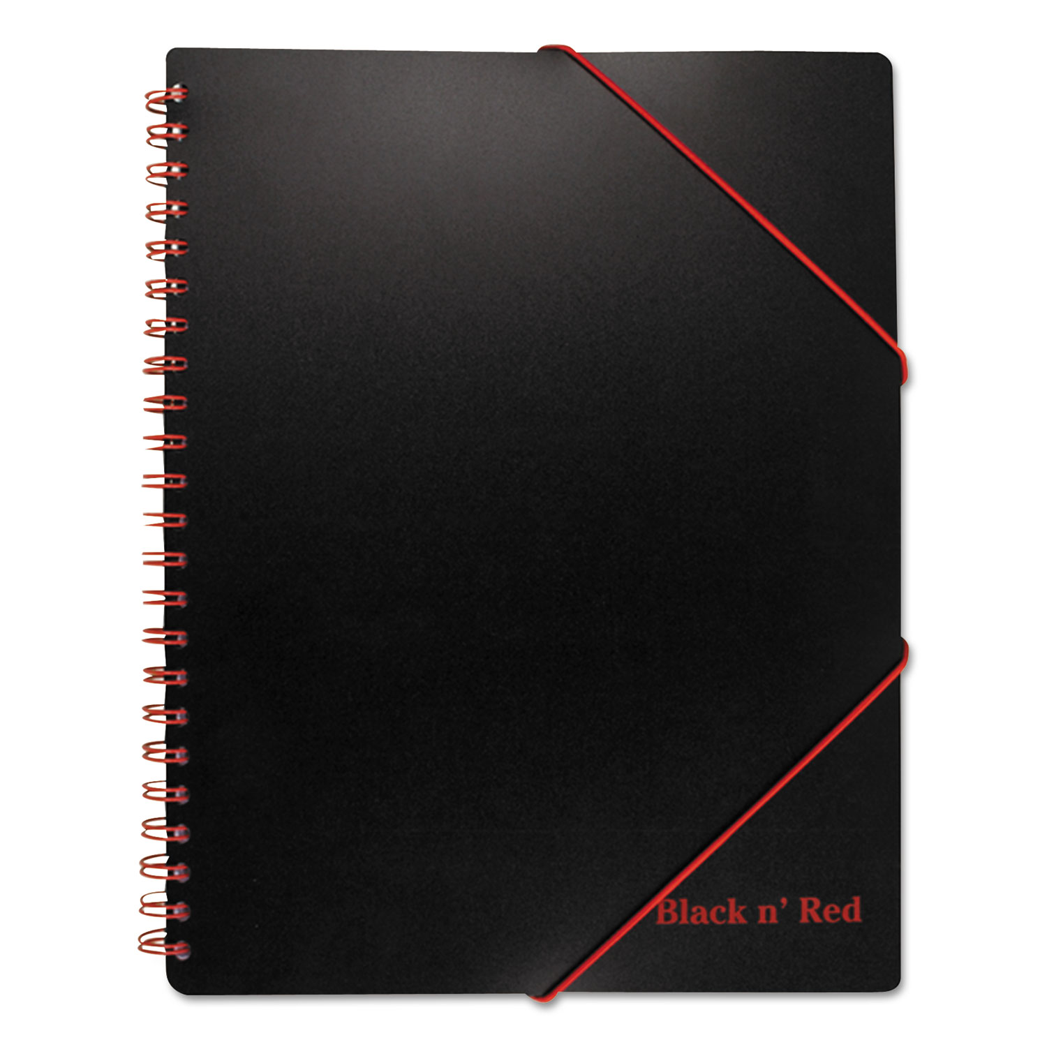A4+ Ruled Filing Notebook, Legal Rule, Black Cover, 11 5/8 x 8 1/4, 80 Sheets