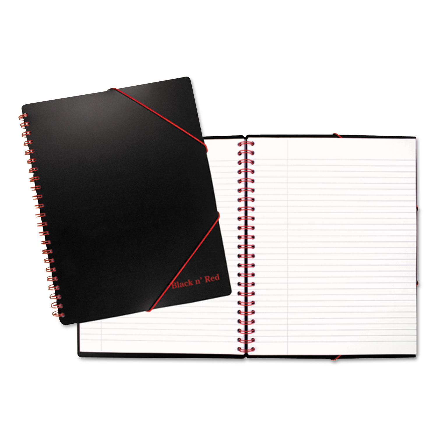  Black n' Red 400077473 Black n’ Red A4+ Filing Notebook, Wide/Legal Rule, Black, 11.68 x 8.25, 80 Sheets (JDK400077473) 