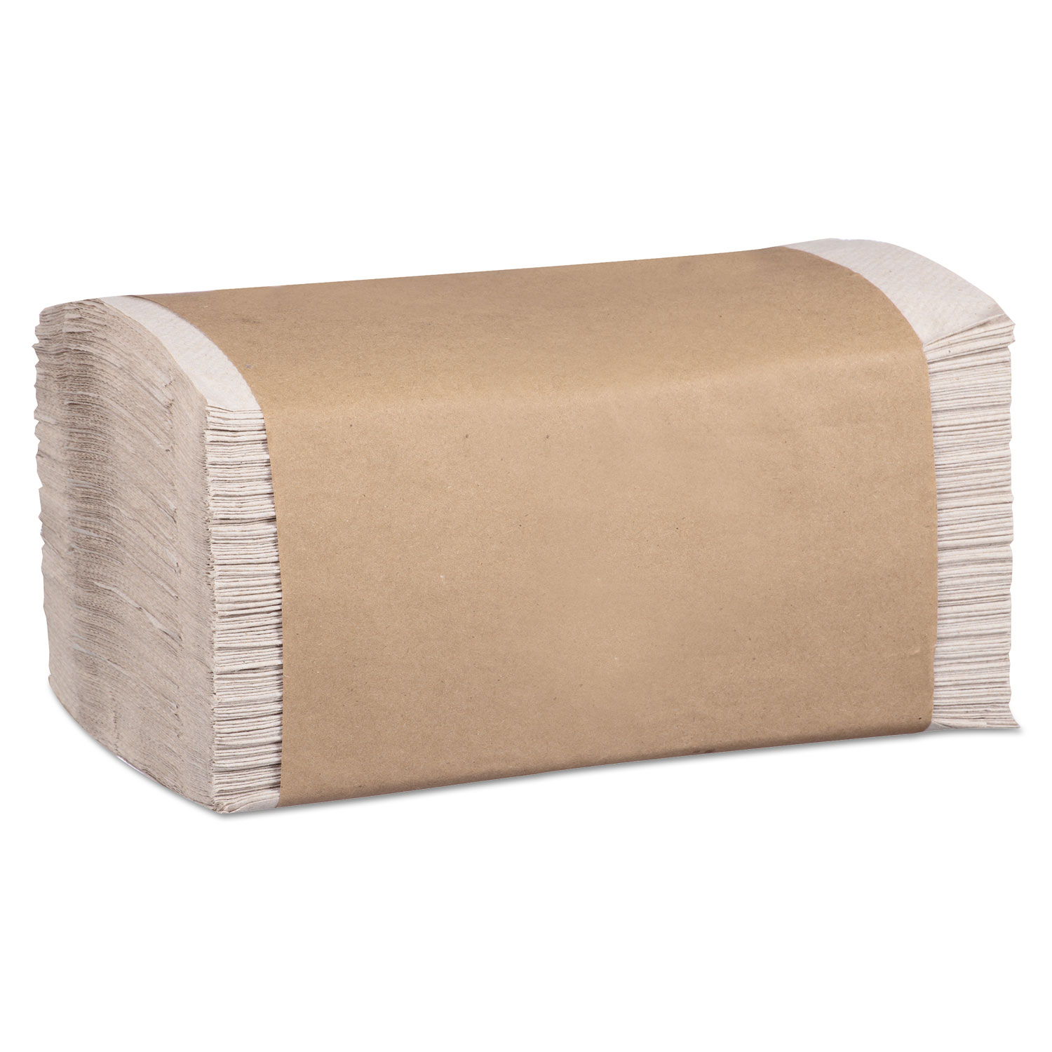  Marcal PRO P600N 100% Recycled Folded Paper Towels, 1-Ply, 8.62 x 10 1/4, Natural, 334/PK,12PK/CT (MRCP600N) 