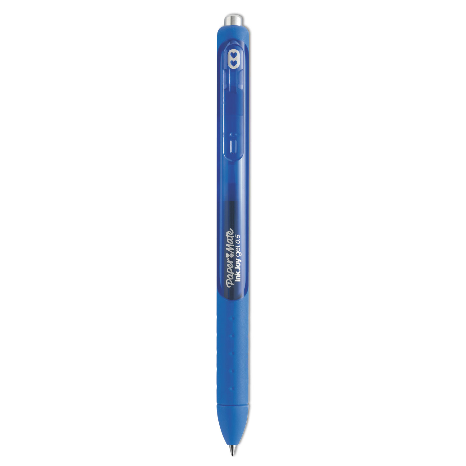  Paper Mate 1951722 InkJoy Retractable Gel Pen, Micro 0.5mm, Blue Ink/Barrel, Dozen (PAP1951722) 