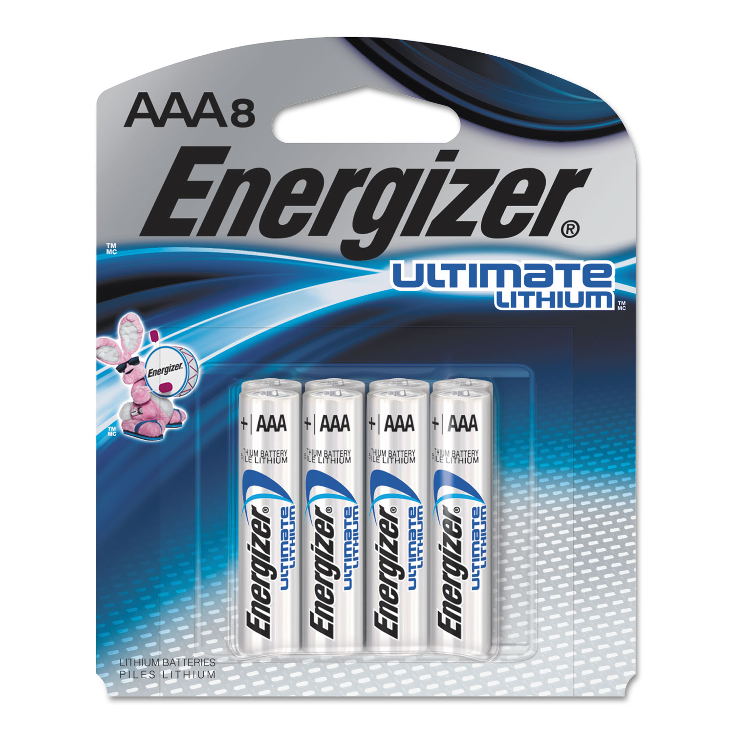 Ultimate Lithium Batteries, AAA, 8/Pack