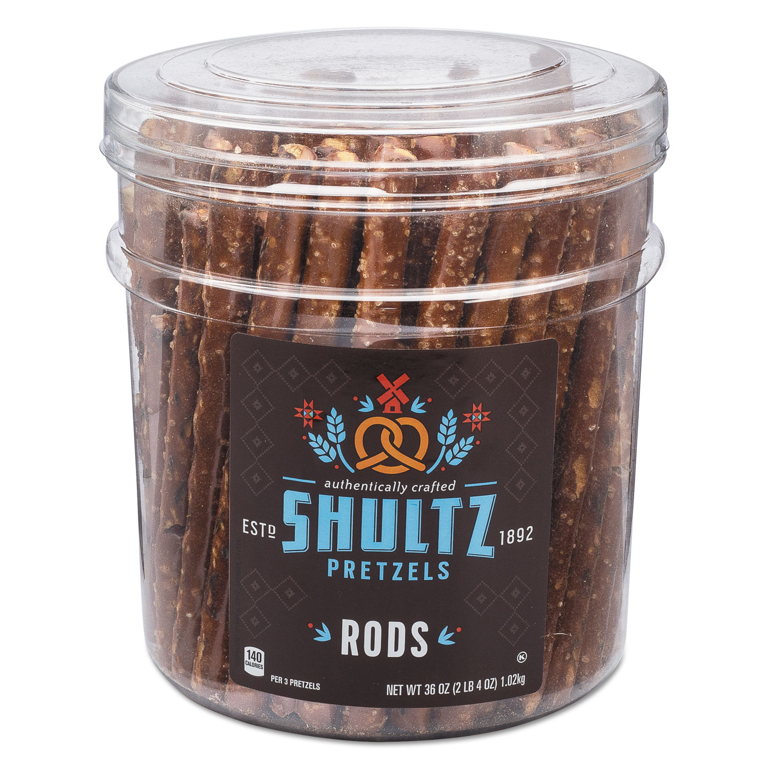 Pretzels, Regular, Tub, 2.25 oz