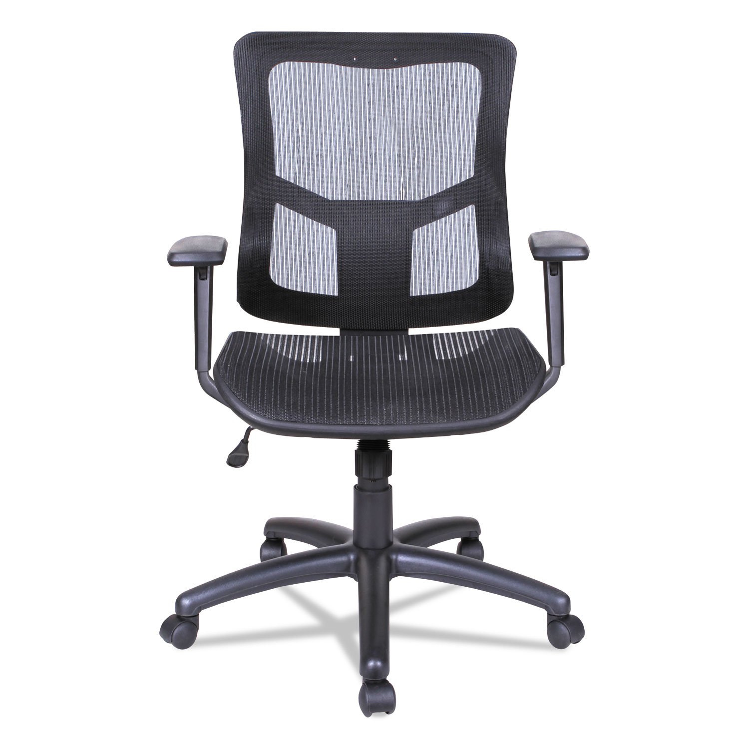 Elusion II Series Suspension Mesh Mid-Back Synchro with Seat Slide Chair, Black