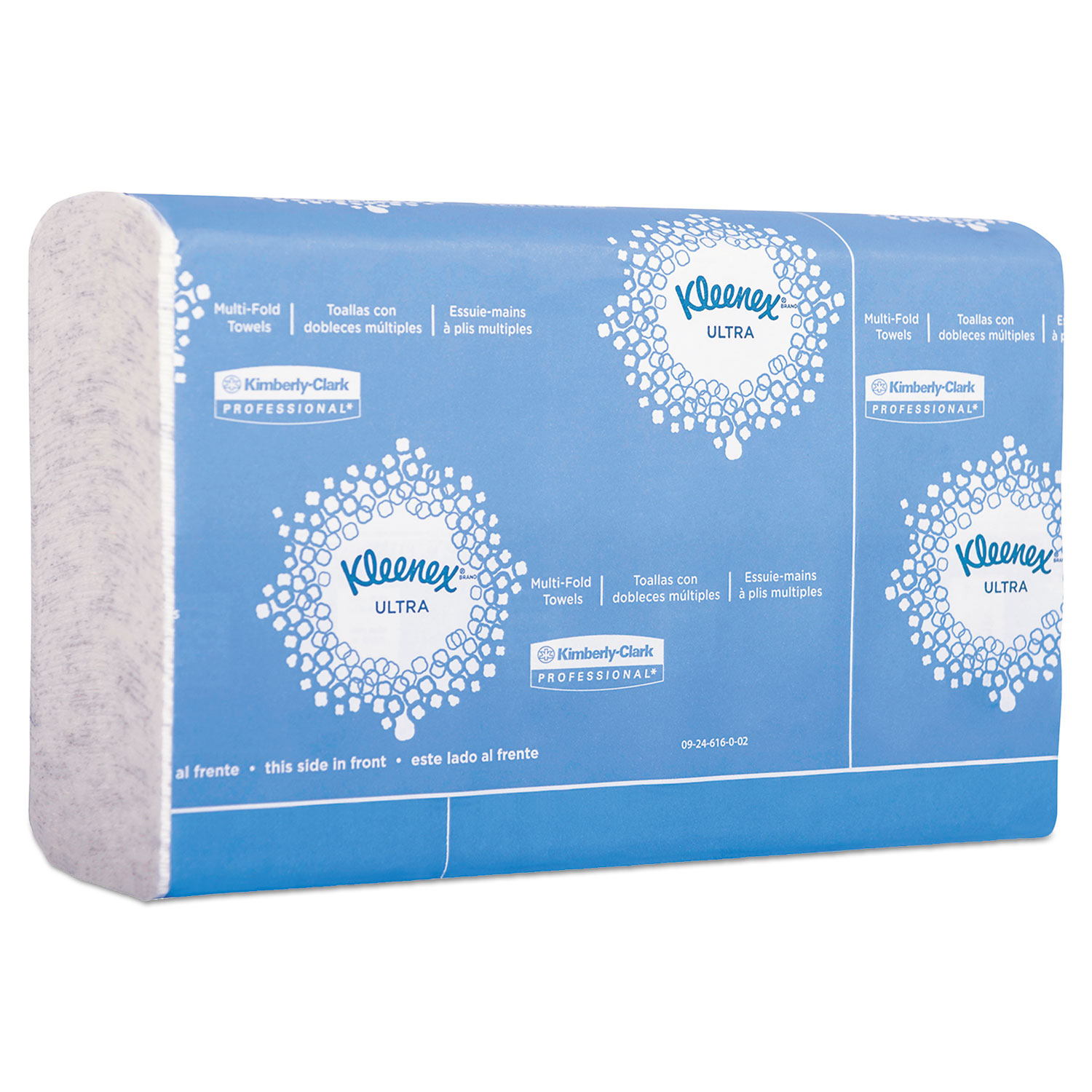  Kleenex 46321 Reveal Multi-Fold Towels, 2-Ply, 8 x 9.4, White, 16/Carton (KCC46321) 