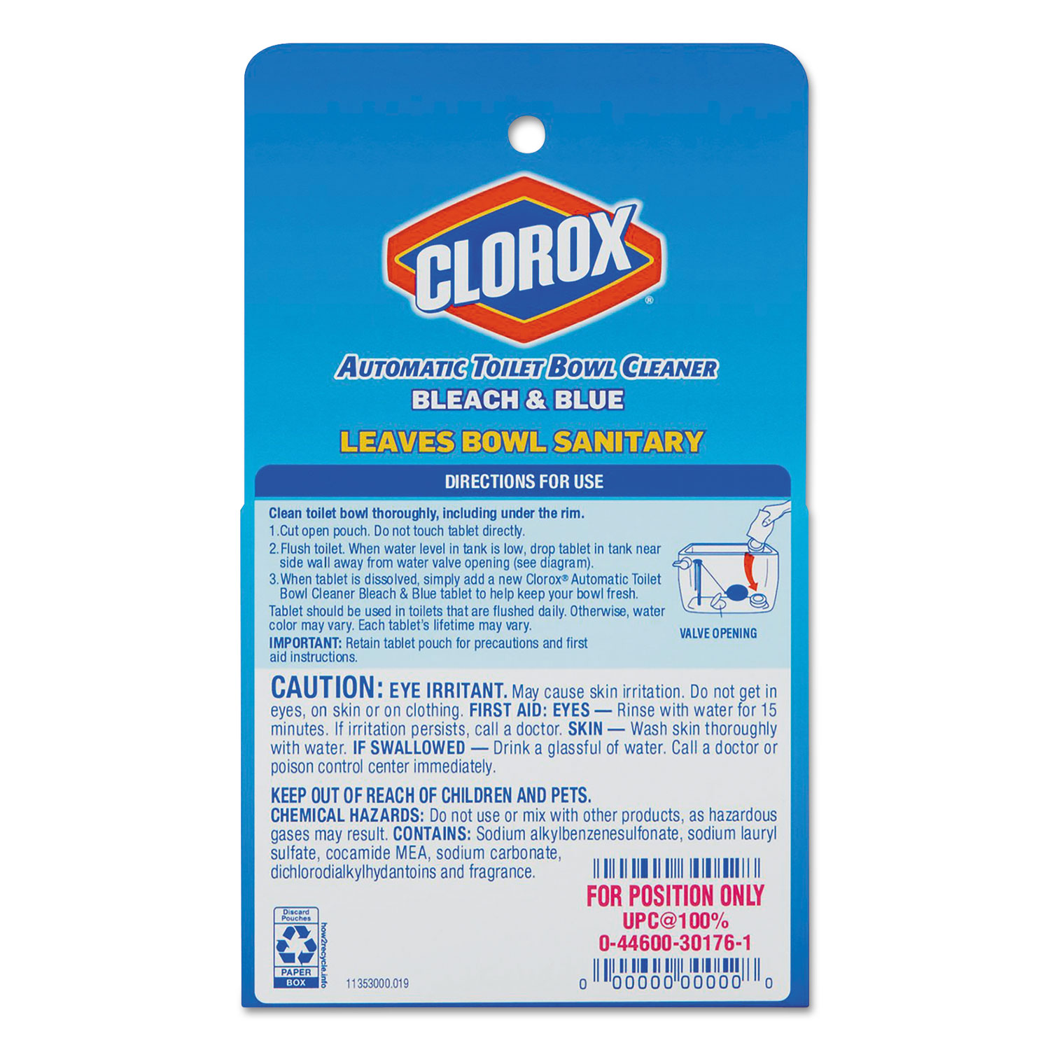 Bleach & Blue Automatic Toilet Bowl Cleaner by Clorox
