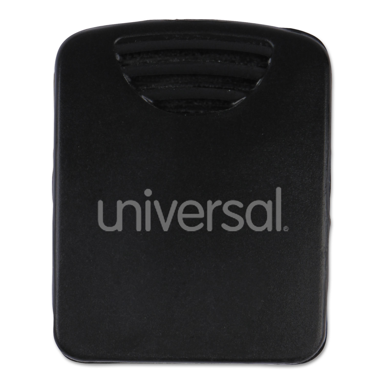  Universal UNV21270 Fabric Panel Wall Clips, 25 Sheets, Black, 20/Pack (UNV21270) 