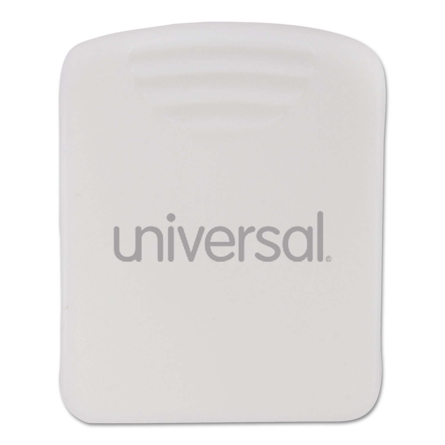  Universal UNV21271 Fabric Panel Wall Clips, 25 Sheets, White, 20/Pack (UNV21271) 