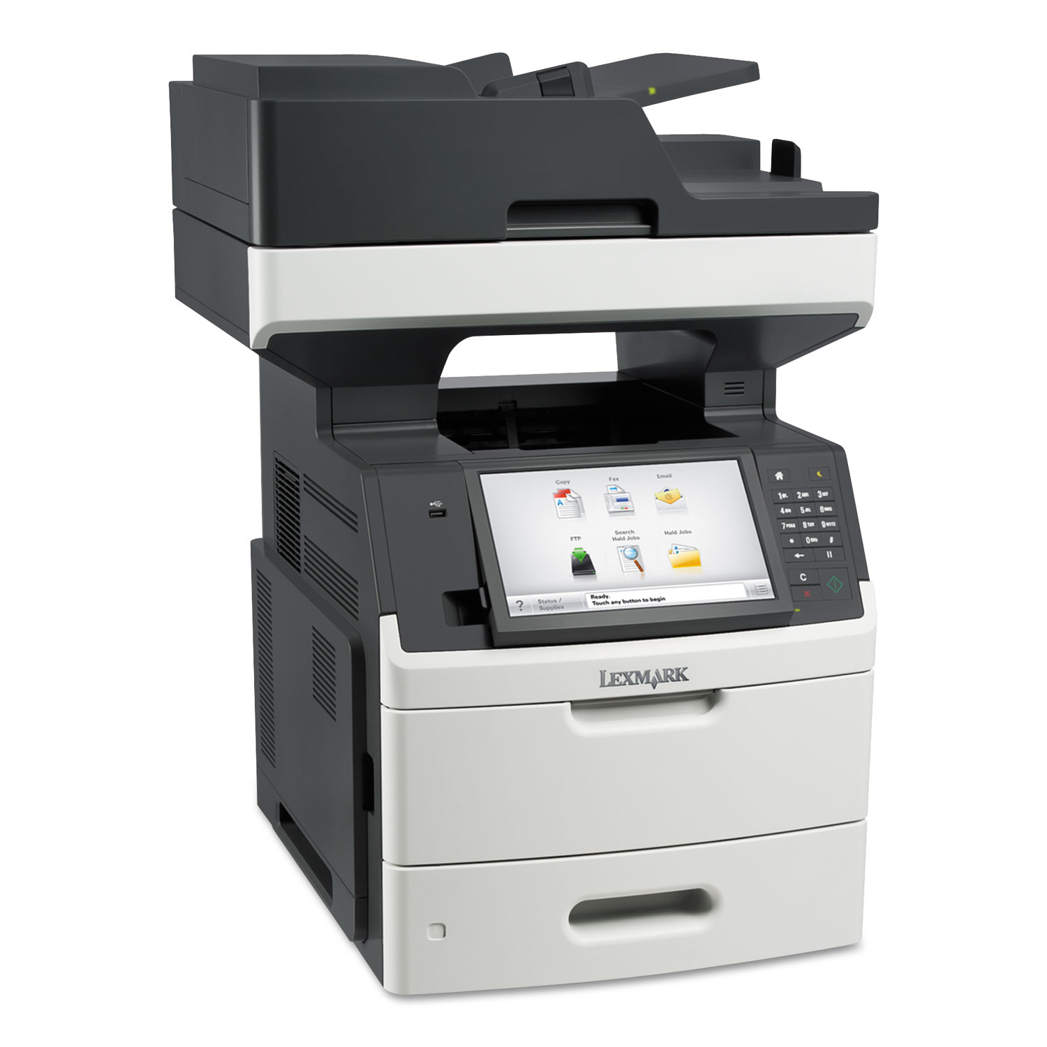 MX711de Multifunction Laser Printer, Copy/Fax/Print/Scan