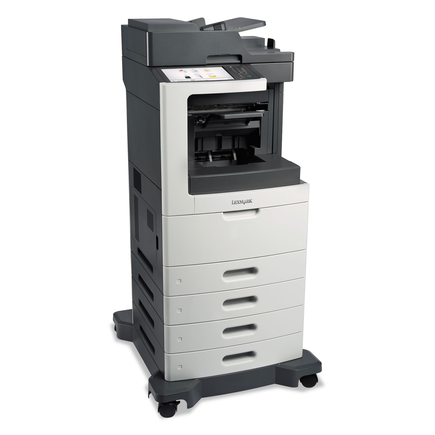 MX812de Multifunction Laser Printer, Copy/Fax/Print/Scan