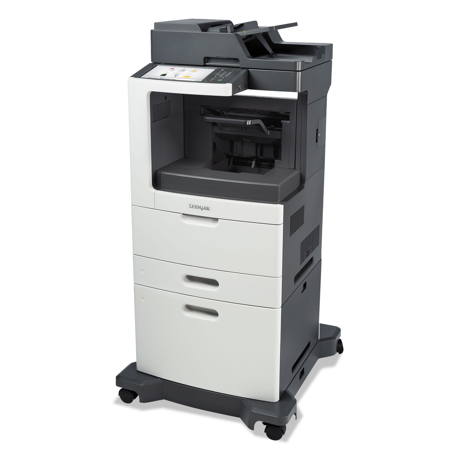 MX812dxe Multifunction Laser Printer, Copy/Fax/Print/Scan