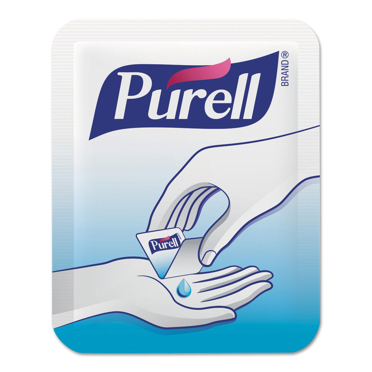  PURELL 9620-2M Advanced Hand Sanitizer Single Use, 1.2 mL, Packet, Clear, 2000/CT (GOJ96202M) 