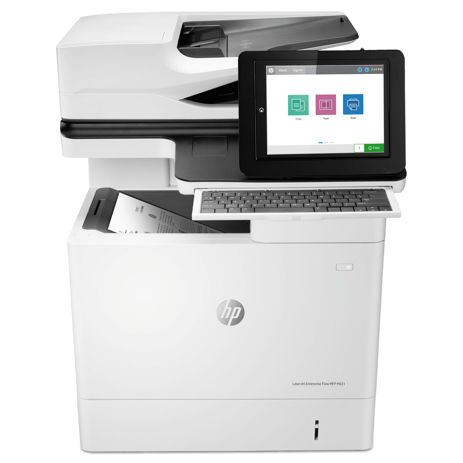  HP J8J64A#BGJ LaserJet Enterprise Flow MFP M631h, Copy/Print/Scan (HEWJ8J64A) 