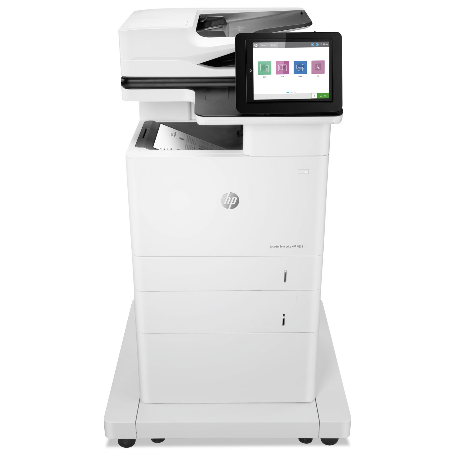  HP J8J71A#BGJ LaserJet Enterprise MFP M632fht, Copy/Fax/Print/Scan (HEWJ8J71A) 