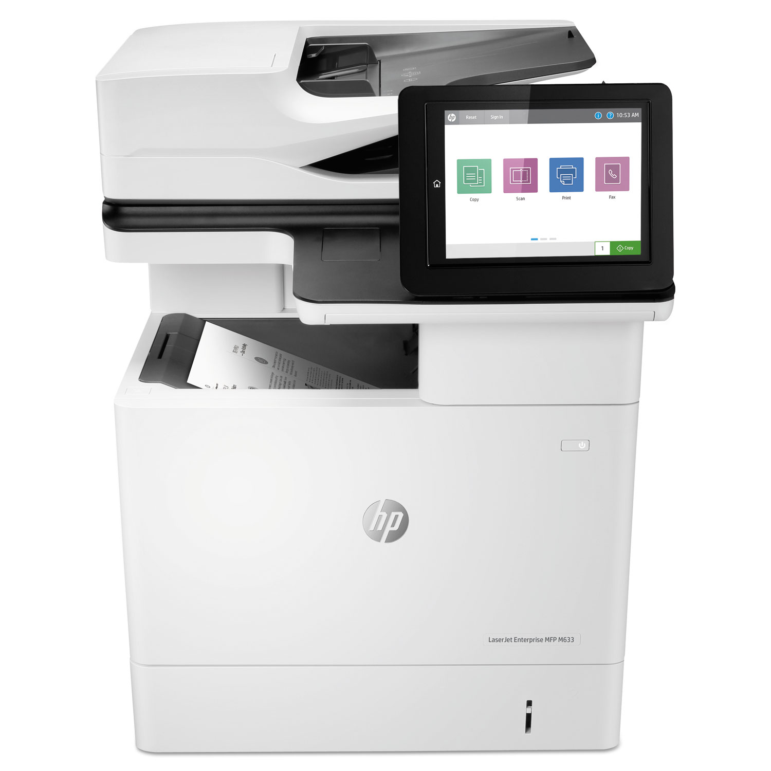  HP J8J76A#BGJ LaserJet Enterprise MFP M633fh, Copy/Fax/Print/Scan (HEWJ8J76A) 