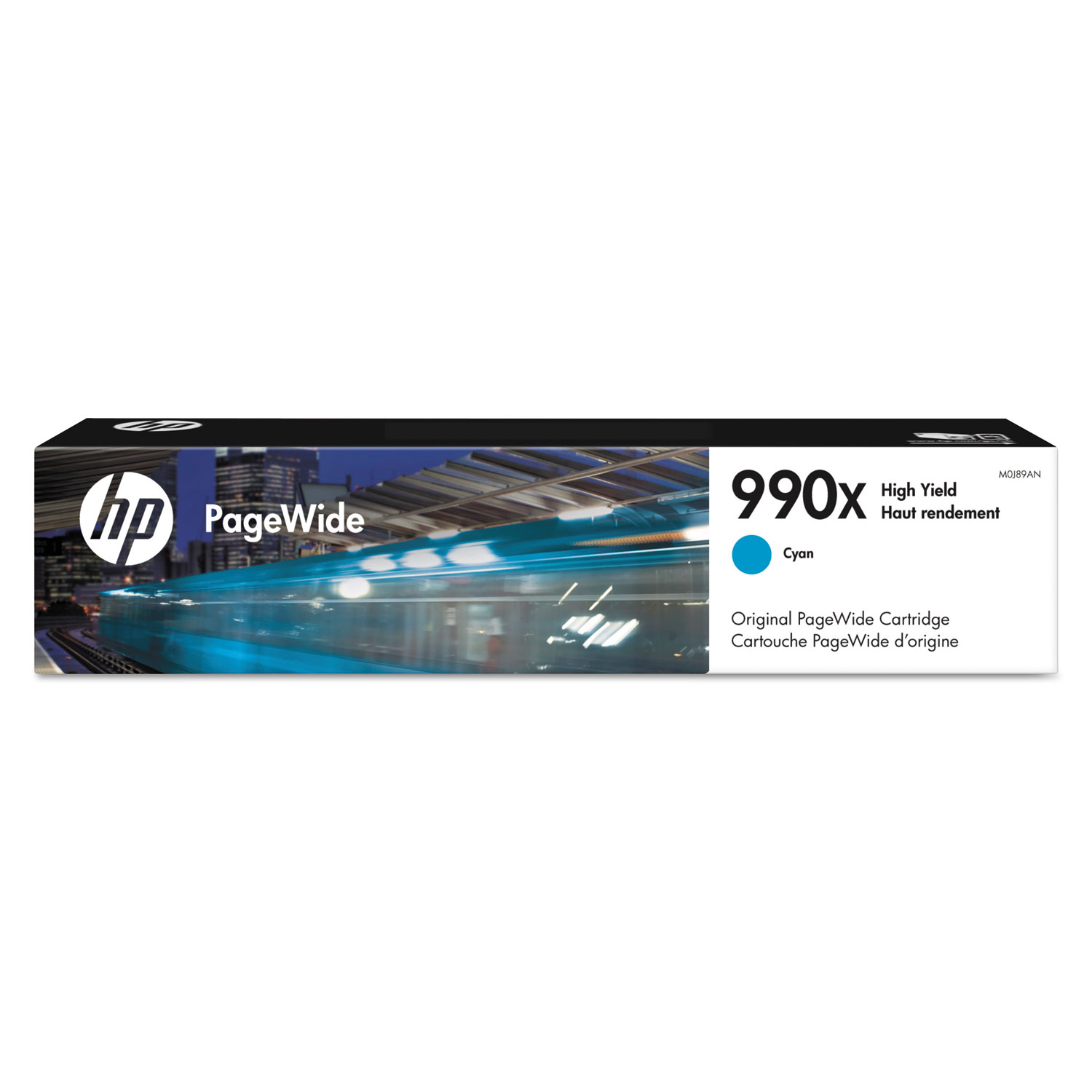  HP M0J89AN HP 990X, (M0J89AN) High Yield Cyan Original PageWide Cartridge (HEWM0J89AN) 