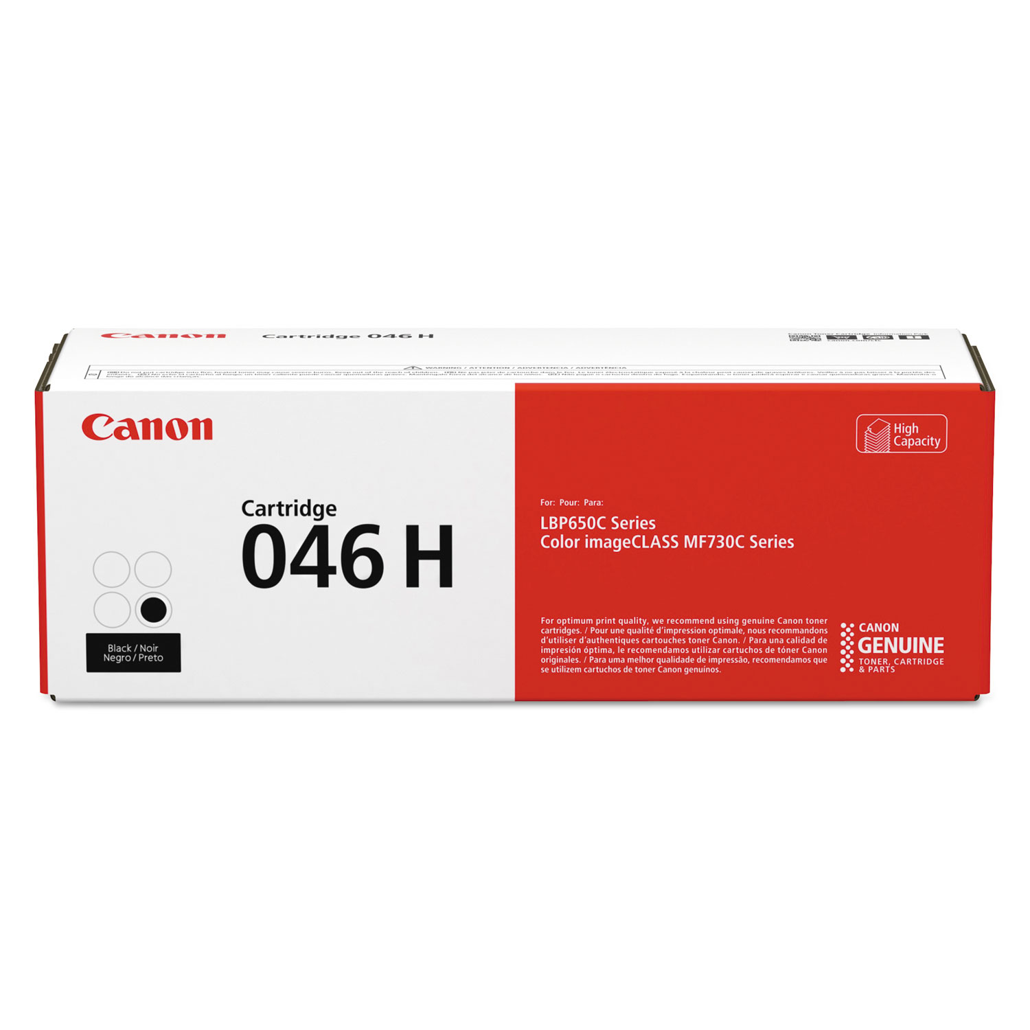  Canon 1254C001 1254C001 (046) High-Yield Toner, 6300 Page-Yield, Black (CNM1254C001) 