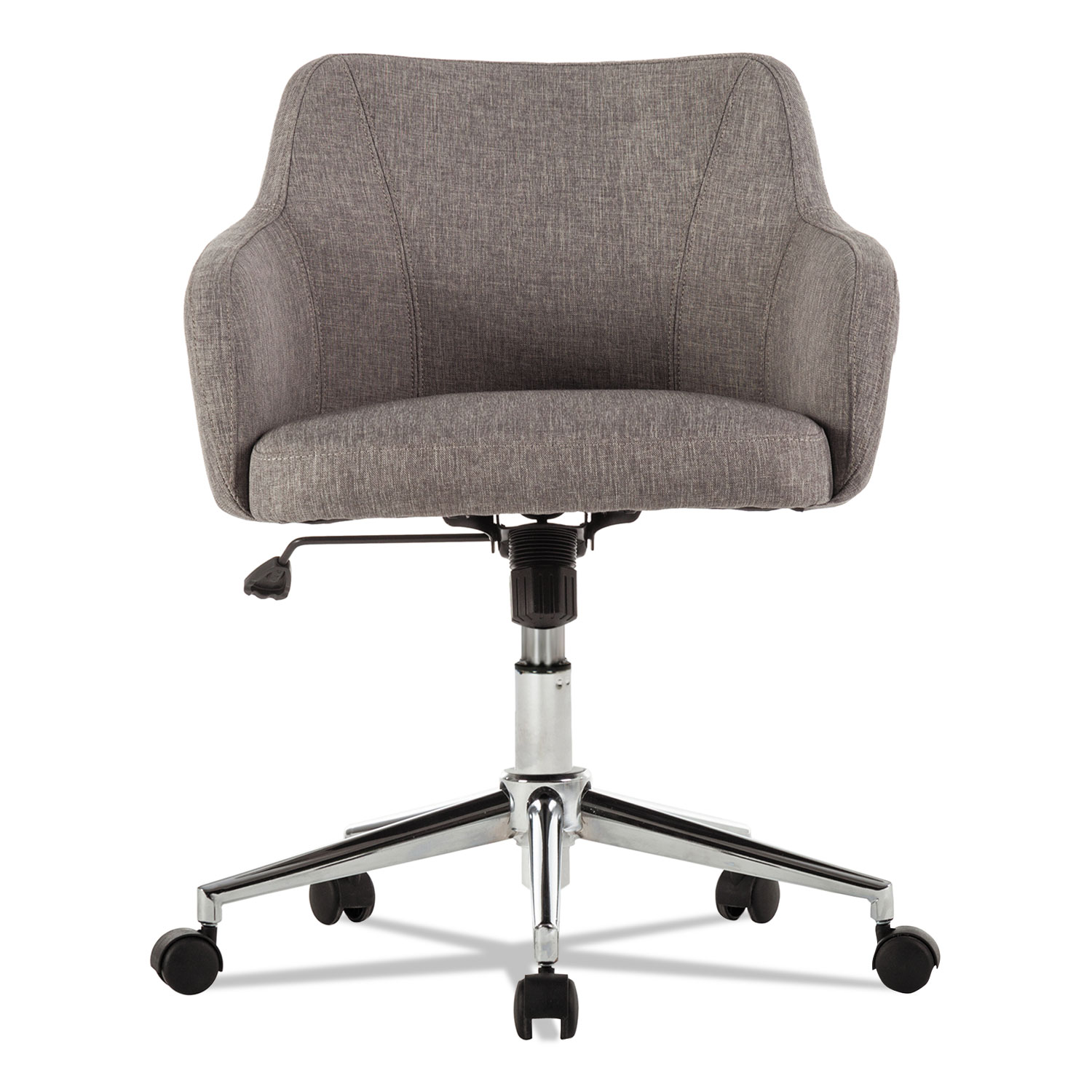 Captain Series Mid-Back Chair, Gray Tweed