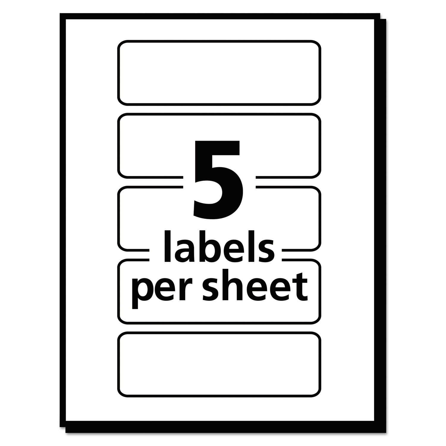 Removable Multi Use Labels by Avery® AVE05436 OnTimeSupplies com