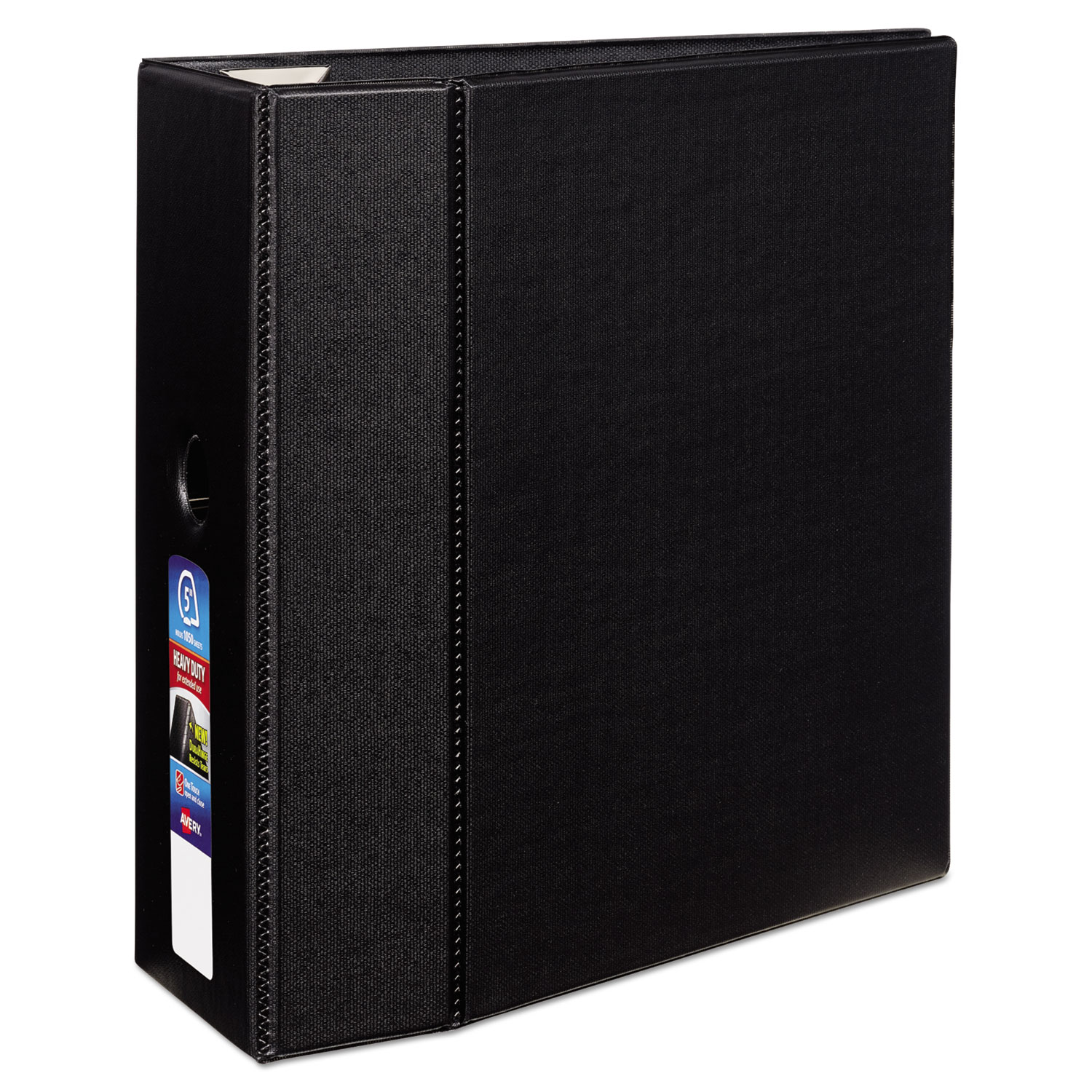  Avery 79986 Heavy-Duty Non-View Binder with DuraHinge and Locking One Touch EZD Rings, 3 Rings, 5 Capacity, 11 x 8.5, Black (AVE79986) 